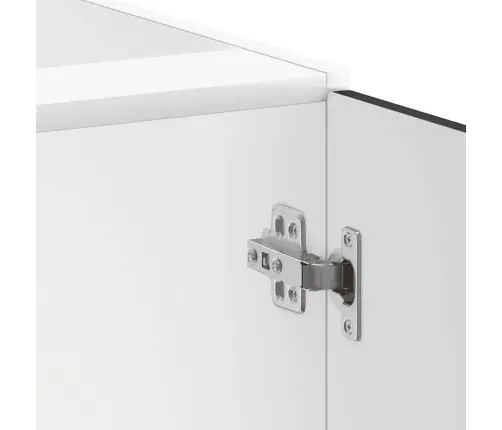 Kriauklės Pagrindo Spintelė "Lucca" Black Engineered Wood