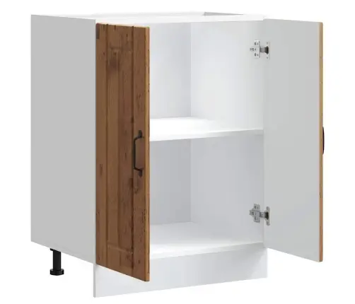 Kriauklės Pagrindo Spintelė "Lucca" Senos Medienos