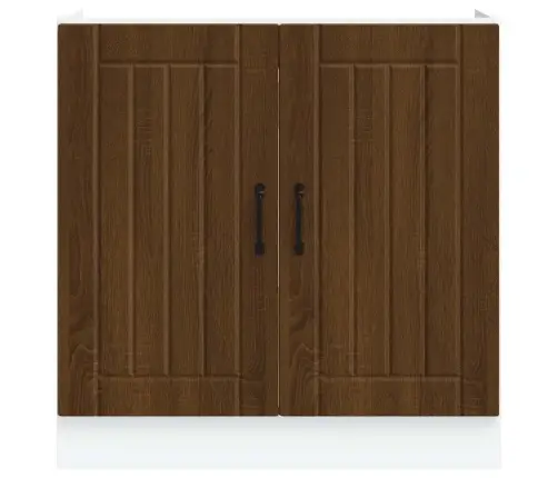 Kriauklės Pagrindo Spintelė "Lucca" Rudo Ąžuolo