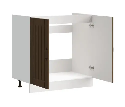 Kriauklės Pagrindo Spintelė "Lucca" Rudo Ąžuolo