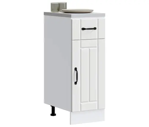 Köögi Aluskapp Lucca, Valge, Tehispuit