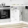 Virtuves Apakšējai Skapītis, Lucca, Betona Pelēks Vidaxl