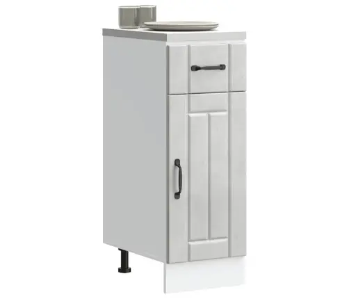 Virtuves Apakšējai Skapītis, Lucca, Betona Pelēks Vidaxl