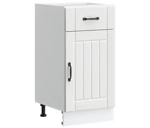 Köögi Aluskapp Lucca, Valge, Tehispuit