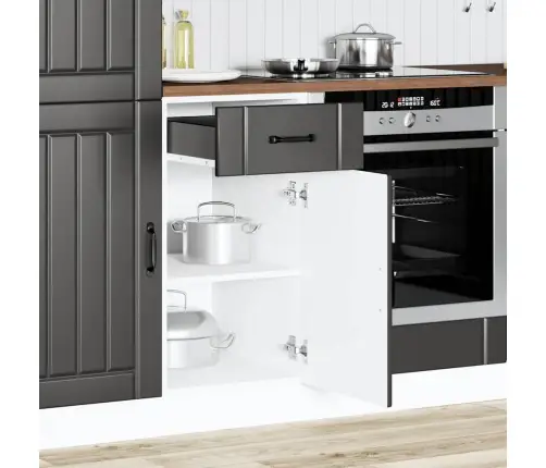 Köögi Aluskapp Lucca, Must, Tehispuit