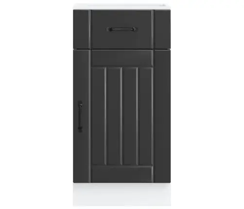 Köögi Aluskapp Lucca, Must, Tehispuit