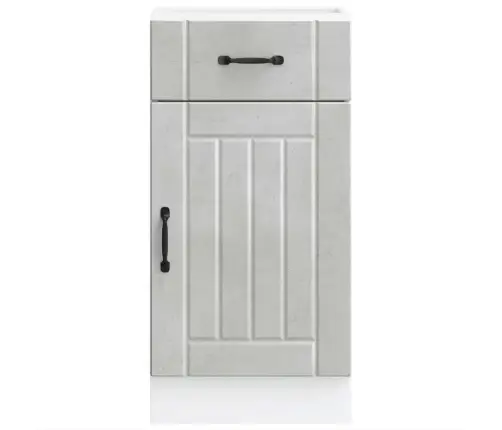 Virtuves Apakšējai Skapītis, Lucca, Betona Pelēks Vidaxl