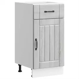 Virtuves Apakšējai Skapītis, Lucca, Pelēka Ozolkoka Krāsa Vidaxl