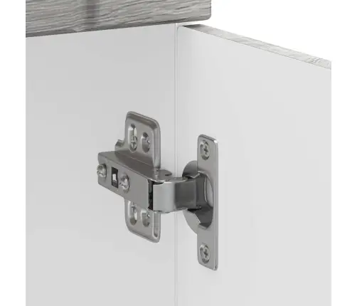 Virtuves Apakšējai Skapītis, Lucca, Pelēka Ozolkoka Krāsa Vidaxl