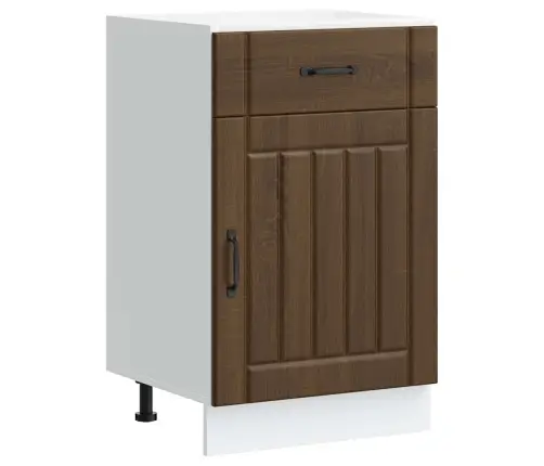 Köögi Aluskapp Lucca, Pruun Tamm, Tehispuit