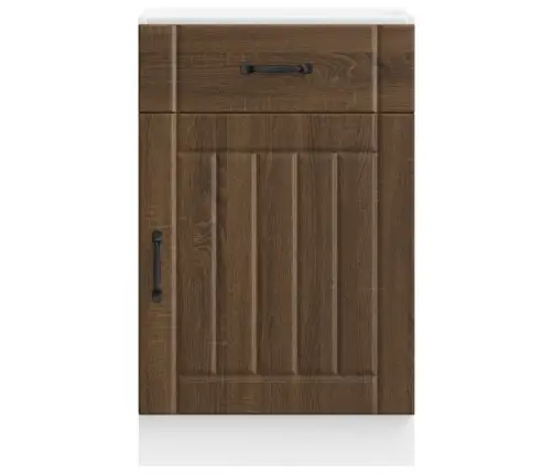 Köögi Aluskapp Lucca, Pruun Tamm, Tehispuit