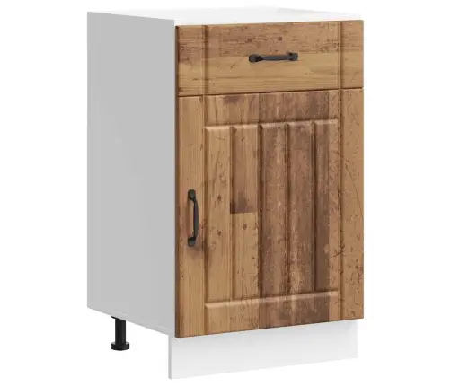 Virtuves Apakšējai Skapītis, Lucca, Veca Koka Vidaxl