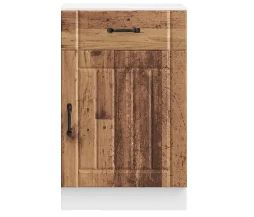 Virtuves Apakšējai Skapītis, Lucca, Veca Koka Vidaxl