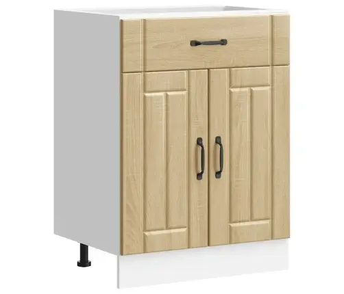 Virtuvės Spintelė, Lucca, Sonoma Ąžuolo, Apdirbta Mediena