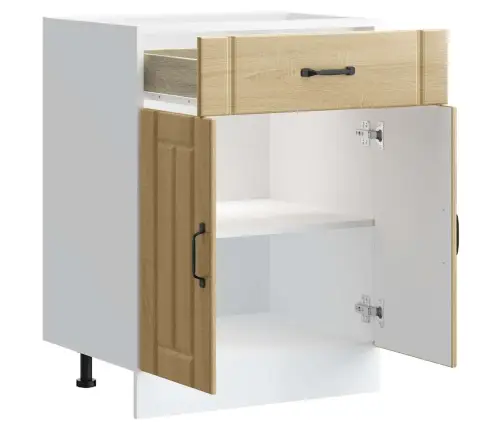 Virtuvės Spintelė, Lucca, Sonoma Ąžuolo, Apdirbta Mediena