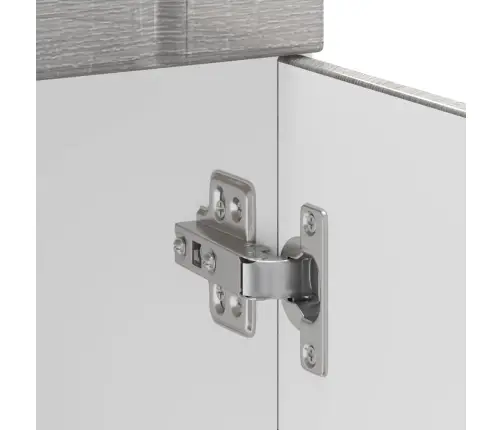 Virtuves Apakšējai Skapītis, Lucca, Pelēka Ozolkoka Krāsa Vidaxl