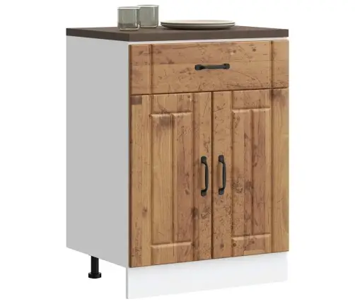 Virtuves Apakšējai Skapītis, Lucca, Veca Koka Vidaxl