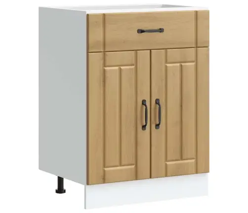 Köögi Aluskapp Lucca, Käsitöötamm, Tehispuit