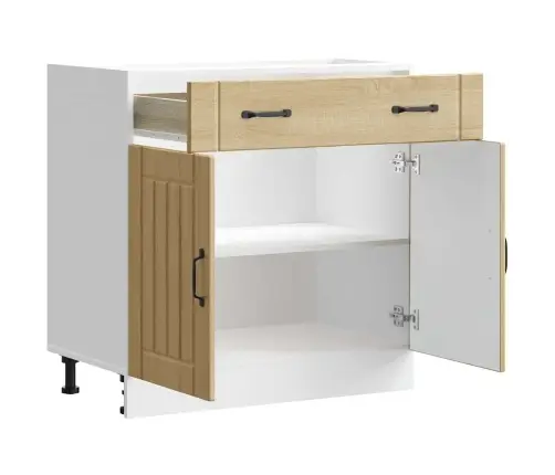 Köögi Aluskapp Lucca, Sonoma Tamm, Tehispuit