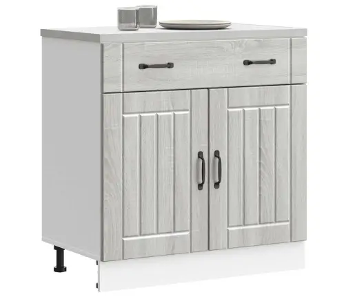 Köögi Aluskapp Lucca, Hall Sonoma Tamm, Tehispuit