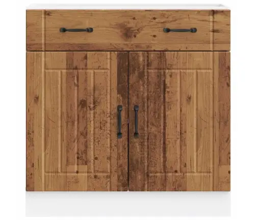 Virtuves Apakšējai Skapītis, Lucca, Veca Koka Vidaxl