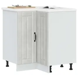 Virtuves Stūra Pamata Skapis "Lucca" Betona Pelēks Vidaxl