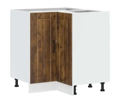 Virtuvės Kampinė Spintelė "Lucca" Rūkyto Ąžuolo