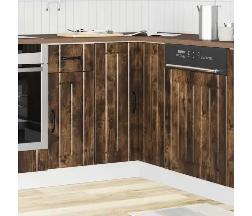 Virtuvės Kampinė Spintelė "Lucca" Rūkyto Ąžuolo