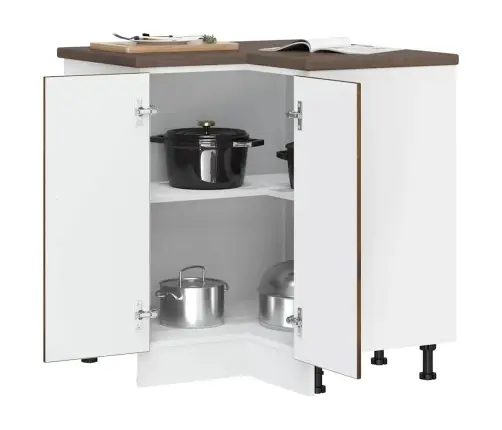 Virtuvės Kampinė Spintelė "Lucca" Rūkyto Ąžuolo