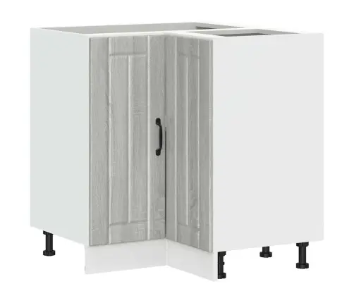 Virtuvės Kampinė Spintelė "Lucca" Pilka Sonoma Engineered Wood