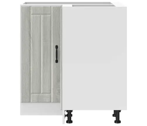 Virtuvės Kampinė Spintelė "Lucca" Pilka Sonoma Engineered Wood