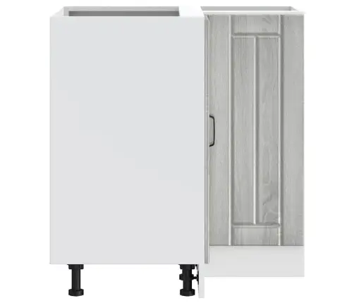 Virtuvės Kampinė Spintelė "Lucca" Pilka Sonoma Engineered Wood