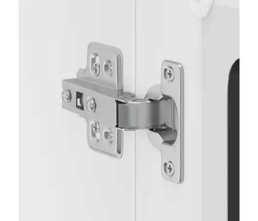 Klaasuksega Köögiseinakapp, Lucca, Must