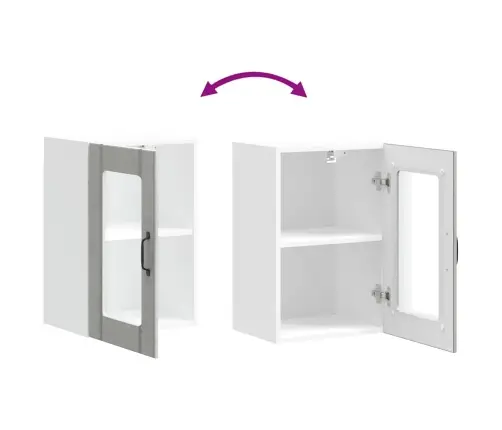 Virtuvės Sieninė Spintelė Su Stiklinėmis Durimis "Lucca"