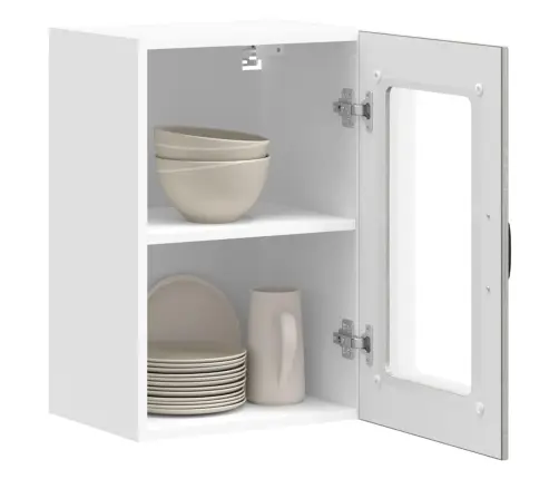 Virtuvės Sieninė Spintelė Su Stiklinėmis Durimis "Lucca"