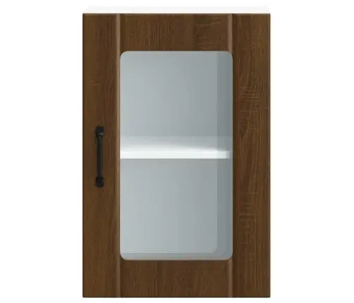 Virtuves Sienas Skapis Ar Stikla Durvīm 