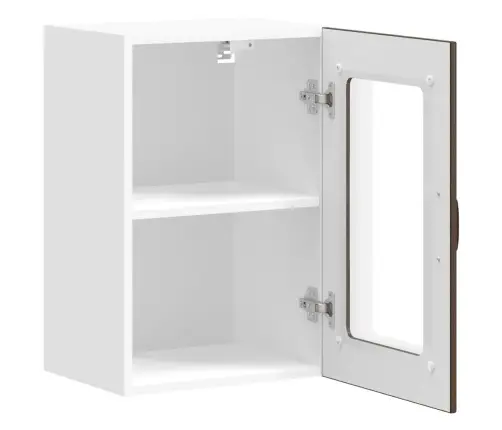 Virtuves Sienas Skapis Ar Stikla Durvīm 