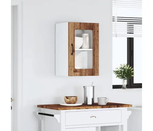 Virtuves Sienas Skapis Ar Stikla Durvīm 