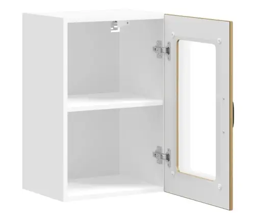 Virtuves Sienas Skapis Ar Stikla Durvīm 