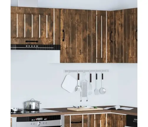 Köögi Seinakapp Lucca, Suitsutatud Tamm, Tehispuit