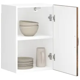 Virtuves Sienas Skapis "Lucca" Kūpināts Ozola Inženierijas Koks Vidaxl