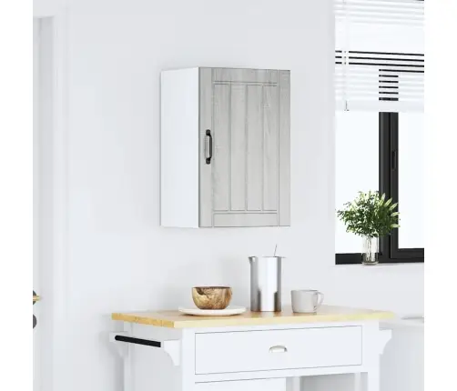 Sieninė Virtuvės Spinta "Lucca" Pilka Sonoma Engineered Wood