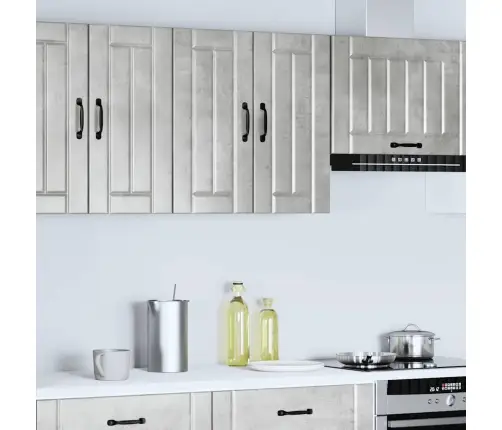 Virtuvės Sieninė Spintelė "Lucca" Betoninė Pilka