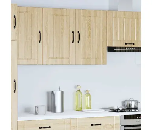 Sieninė Virtuvės Spinta "Lucca" Sonoma Oak Engineered Wood