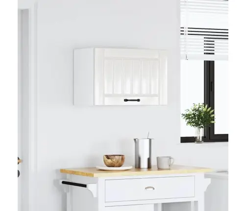 Köögi Seinakapp Lucca, Kõrgläikega Valge, Tehispuit