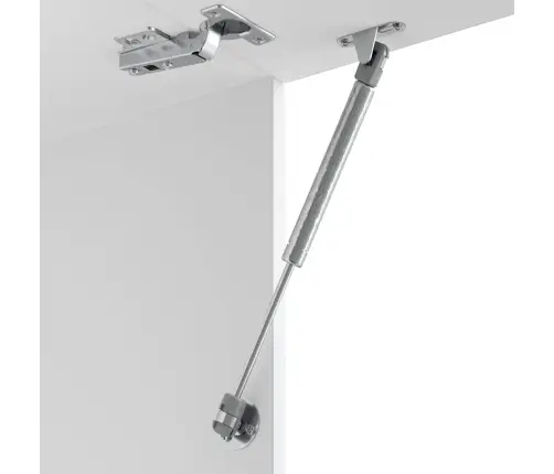 Köögi Seinakapp Lucca, Kõrgläikega Valge, Tehispuit