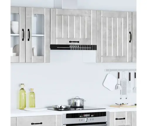 Virtuvės Sieninė Spintelė "Lucca" Betoninė Pilka