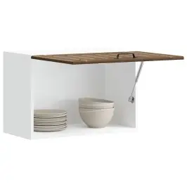 Virtuves Sienas Skapis "Lucca" Brūns Ozols Engineered Wood Vidaxl