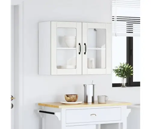 Sieninė Virtuvės Spintelė Su Stiklinėmis Durimis "Lucca"