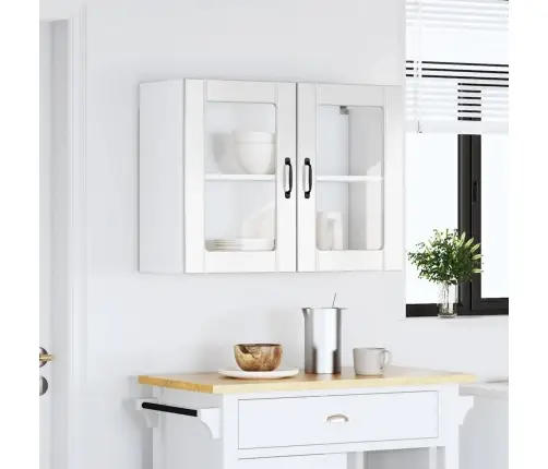 Virtuvės Sieninė Spintelė Su Stiklinėmis Durelėmis "Lucca"
